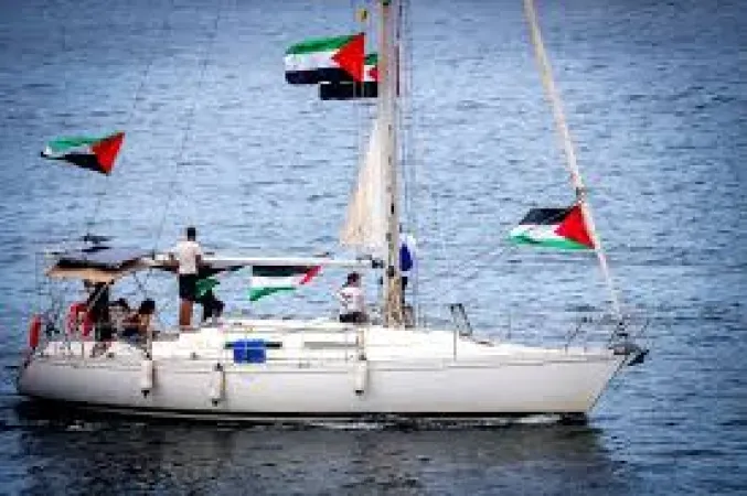 اسطول الصمود العالمي يقترب من نقطة الاعتراض الصهيونية